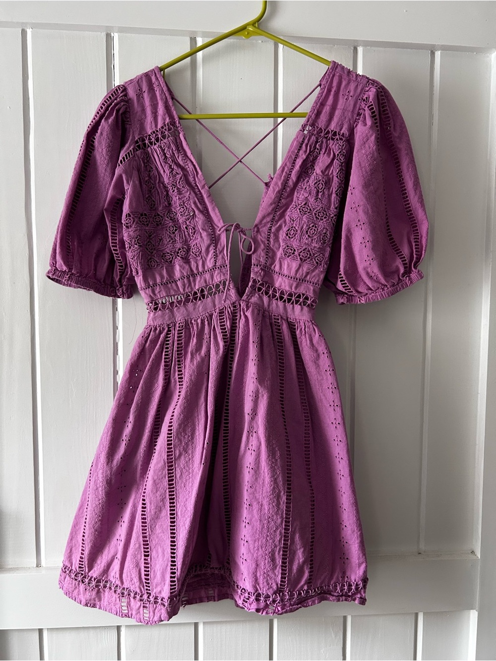 Urban Outfitters | Lavender-Purple Eyelet Dress